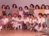 1977 – Festa do Reio Futebol e Samba, com a presença de jogadores, amigos e seus respectivos pares: da esquerda para a direita, Zinho Gangorra, Luiz de Deus, Renato Sapão, Foguinho, Nilo, Luciano, Tiãozinho, Papagaio, Maézinho, Paulinho Platini e Mário Márcio.