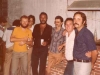 1979 – Mais festa da turma do Reio: da esquerda para a direita, Foguinho, João Lomba, o carioca Marco Aurélio, Valtinho Peres, Lista e João Gabriel Noronha.