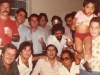 1980 – Festa de confraternização da turma do Reio: em pé, Hélio Valim, Renato Sapão, Lista, João Lomba, Maézinho e Luciano; agachados, Alemão Rochetto, Paulinho Platini, Mário Santamaria e Leivinha.