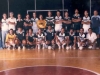 1987 – No dia 28/2/87, jogadores, comissões técnicas e árbitros da decisão do 1º Campeonato de Futebol de Salão do Palmeiras (entre Reio e Bandeirantes, em 1970) reuniram-se – 17 anos depois – para uma confraternização na Chácara do Merlin: em pé, o repórter Ailton Fonseca, os treinadores Jorge de Deus e João Banha, o árbitro poços-caldense Nicanor, Carneiro, Miguel Jacob, Vander, Mauricio, Salomão, Neno, Rubão Pamplona, Nêge Jacob, Zé Chico e Nivaldo Maniassi (outro árbitro); agachados, Gregório, Daio, Leivinha, Petinati, Gilvan, Merlin, Maézinho, Anor de Souza e Galdino.