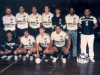 1991 – Em pé, Foguinho, Carlos Camada, Léca, Parmejani, Luis, Maurinho e o massagista Gulin; agachados, Bertinho, Gê, Denílson e Ailton.