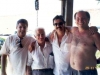 2003 – Festa do Reio: Jorginho Nicolau, Jorge Nicolau (proprietário do Bar Canecão, por muitos anos a “casa” do Reio), Xél Noronha e Ivan Coimbra.